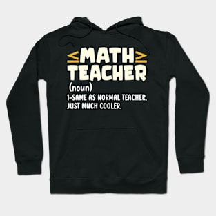 Math teacher Hoodie